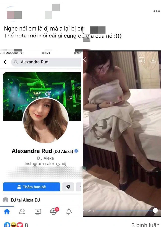 Full clip hot của nữ DJ Alexandra Rud